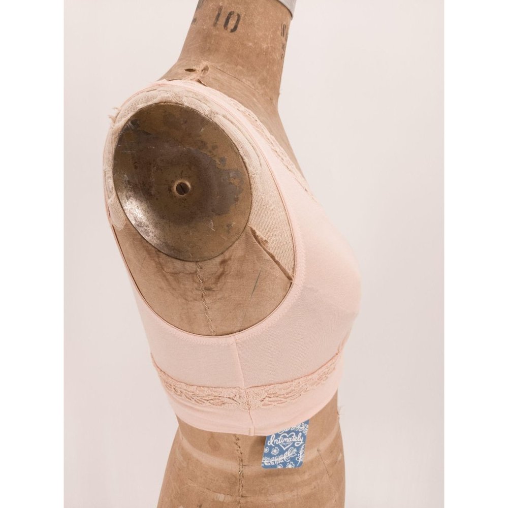Free People Maddie Lace Trim Bralette in Peach - Picture 4 of 4